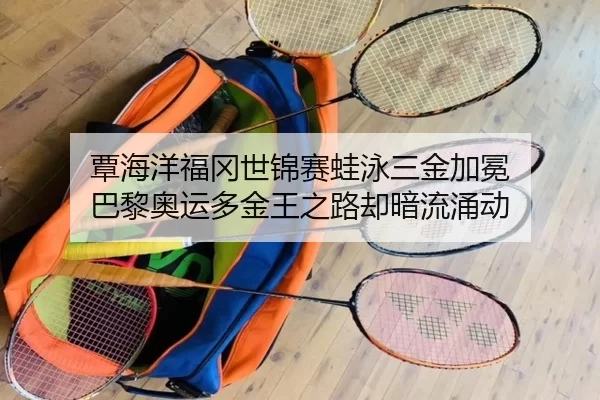 覃海洋福冈世锦赛蛙泳三金加冕 巴黎奥运多金王之路却暗流涌动